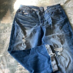 Distressed Blue Women Jeans